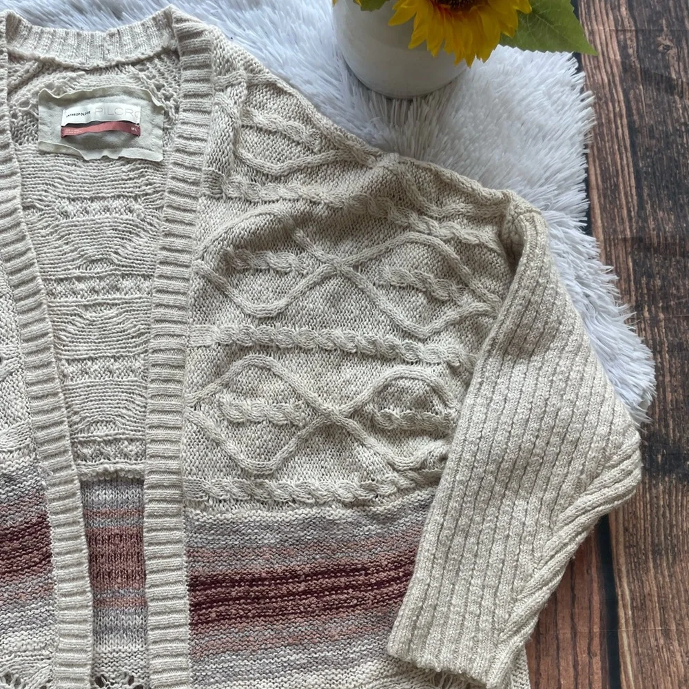 Anthropologie Pilcro Jemma Cable-Knit Cardigan - Picture 7 of 8